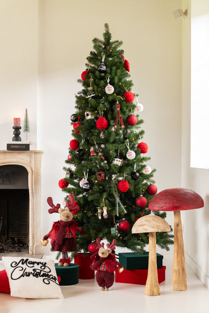 Set Van 3 Dozen Rechthoekig Fluweel Papier Rood J-Line