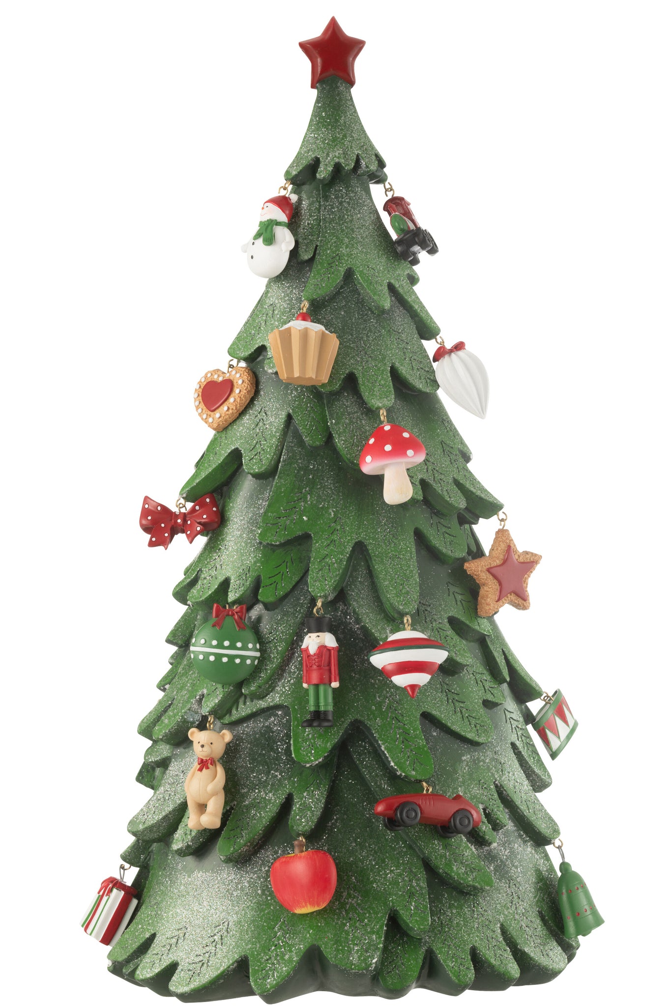 Kerstboom Ornamenten Resine Mix Large H63cm J-Line