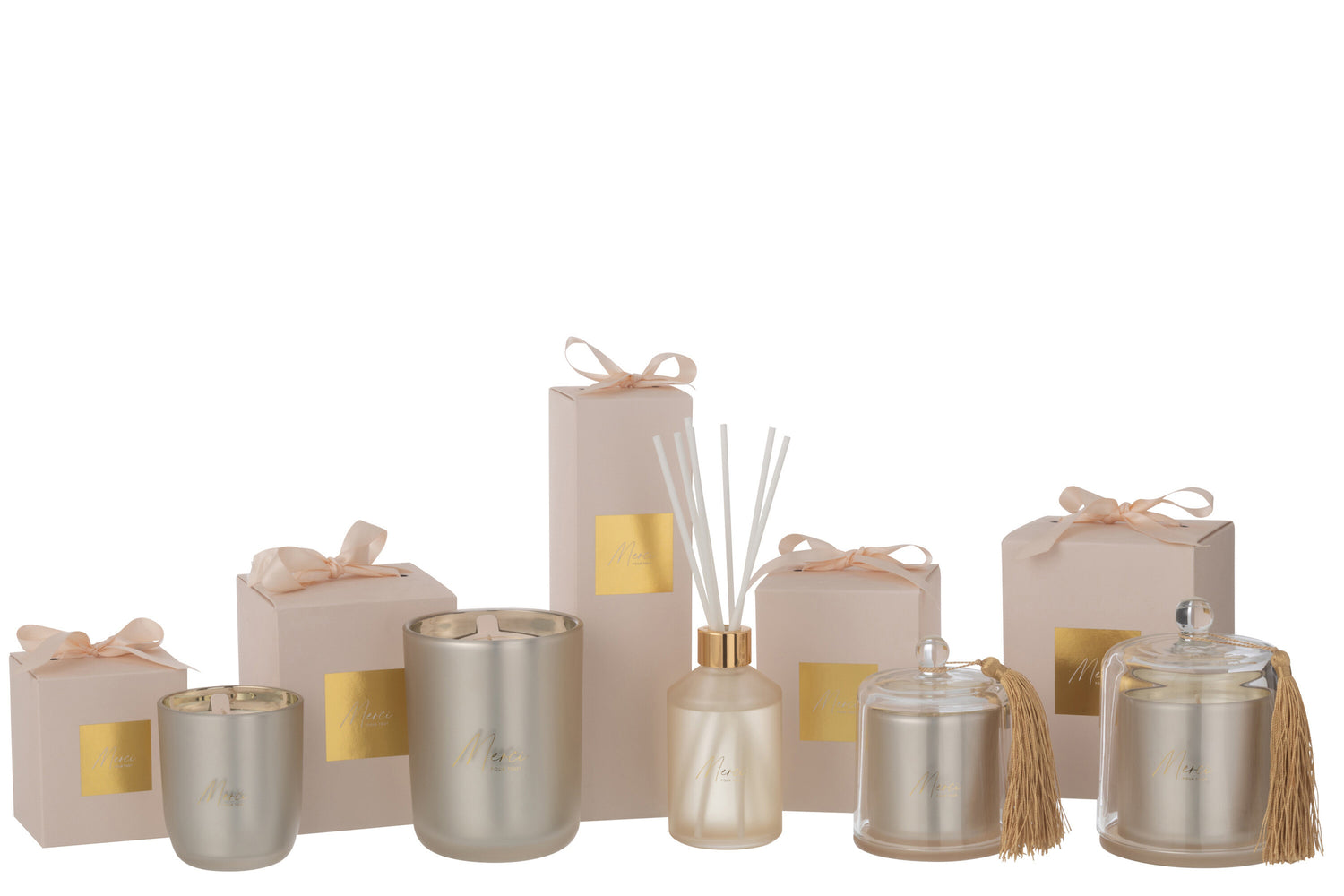 Geurstokjes Merci Beige 200ml