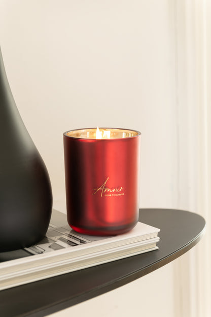 Geurkaars Amour Rood Small 35uur