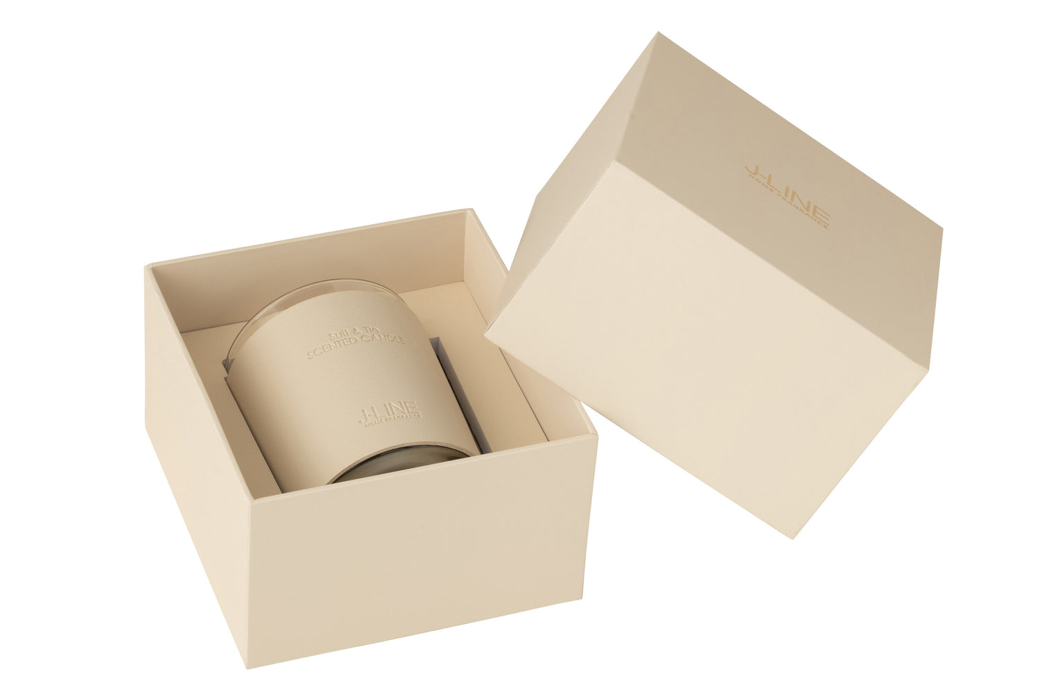 Geurkaars Leather Beige 40H