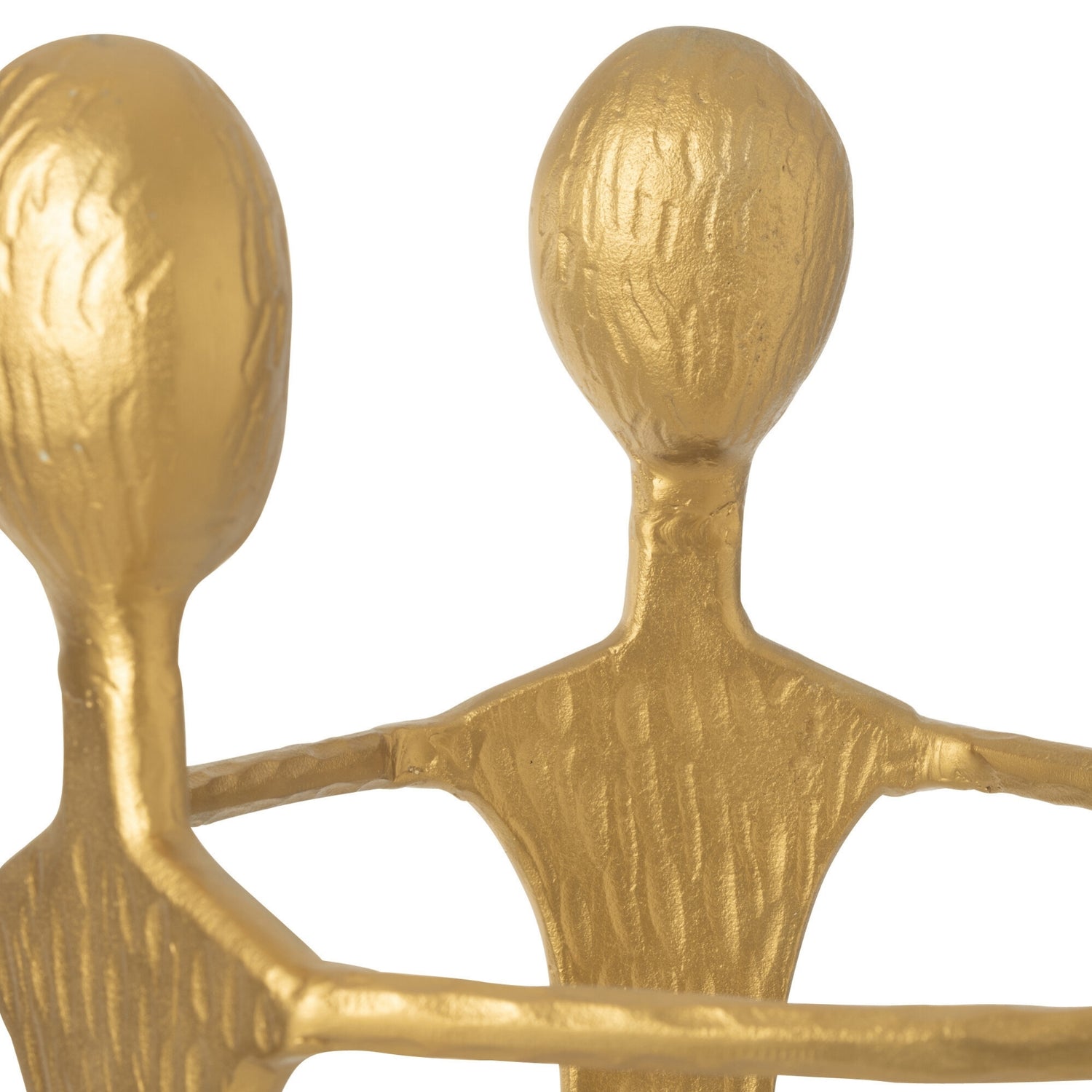 Figuur 3 Mannen Roestvrij Staal Goud H150cm J-Line