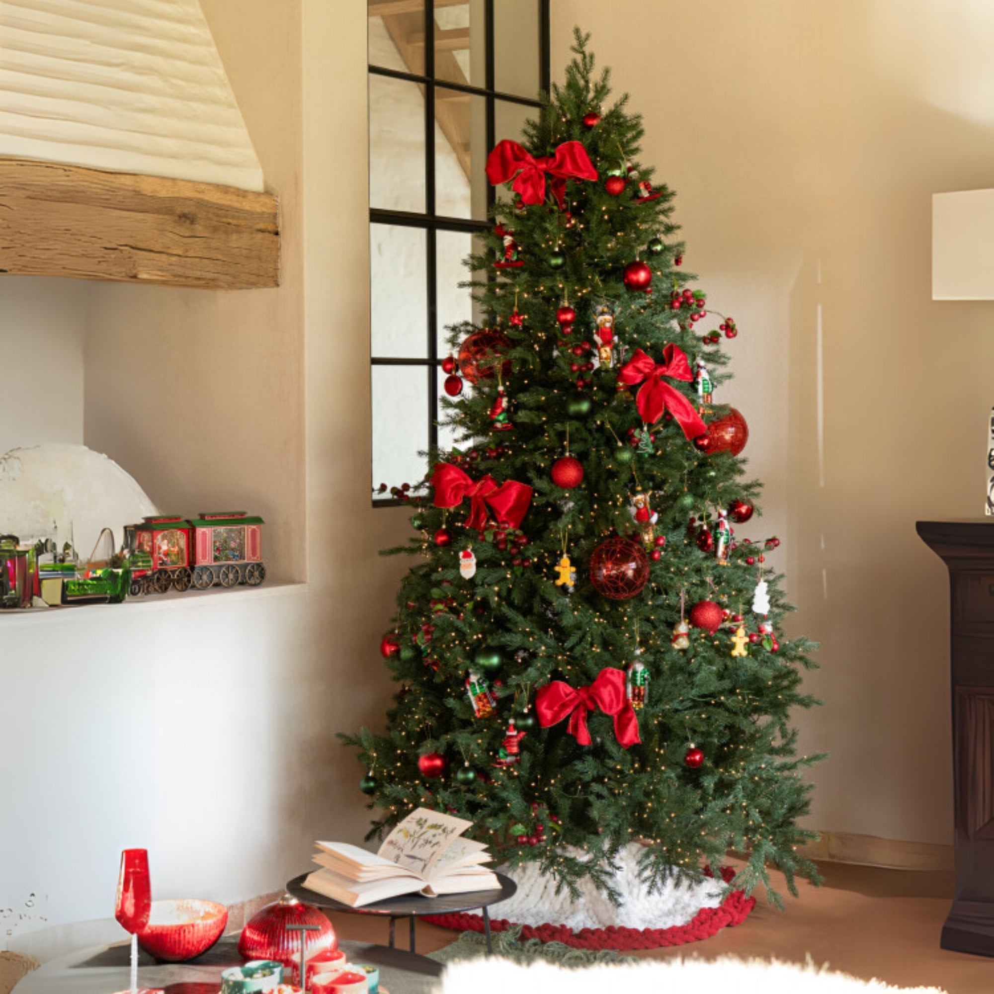 Kerstboom 3000 Led Kunstmatig Donkergroen Large H225cm J-Line