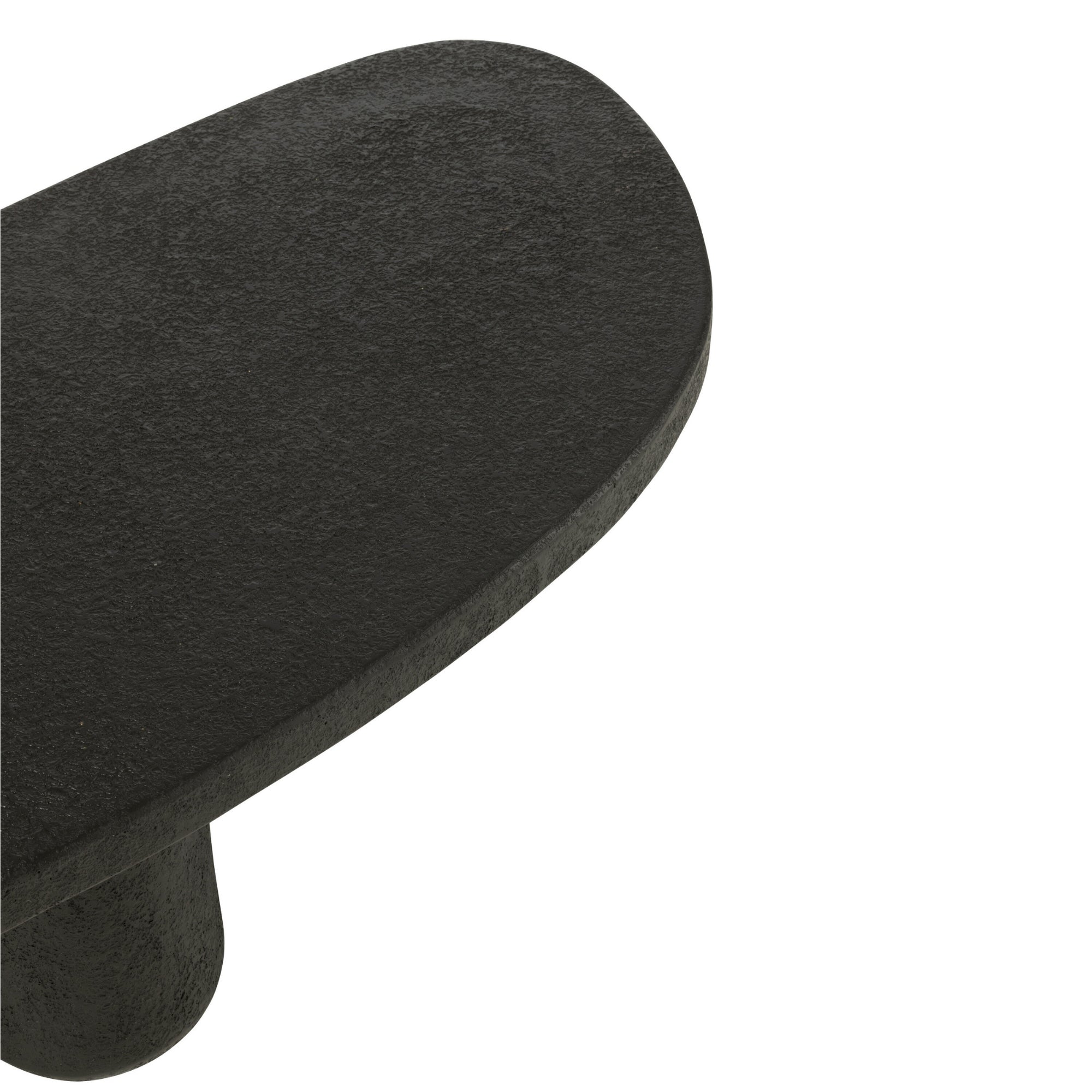 Salontafel Ovaal Mdf Zwart J-Line