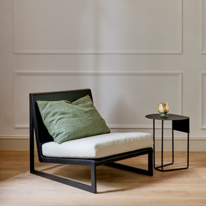 Vanta Loungestoel Metaal Zwart Pomax