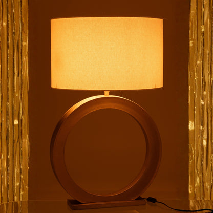 Tafellamp Lamp Rond Aluminium Goudkleurig J-Line