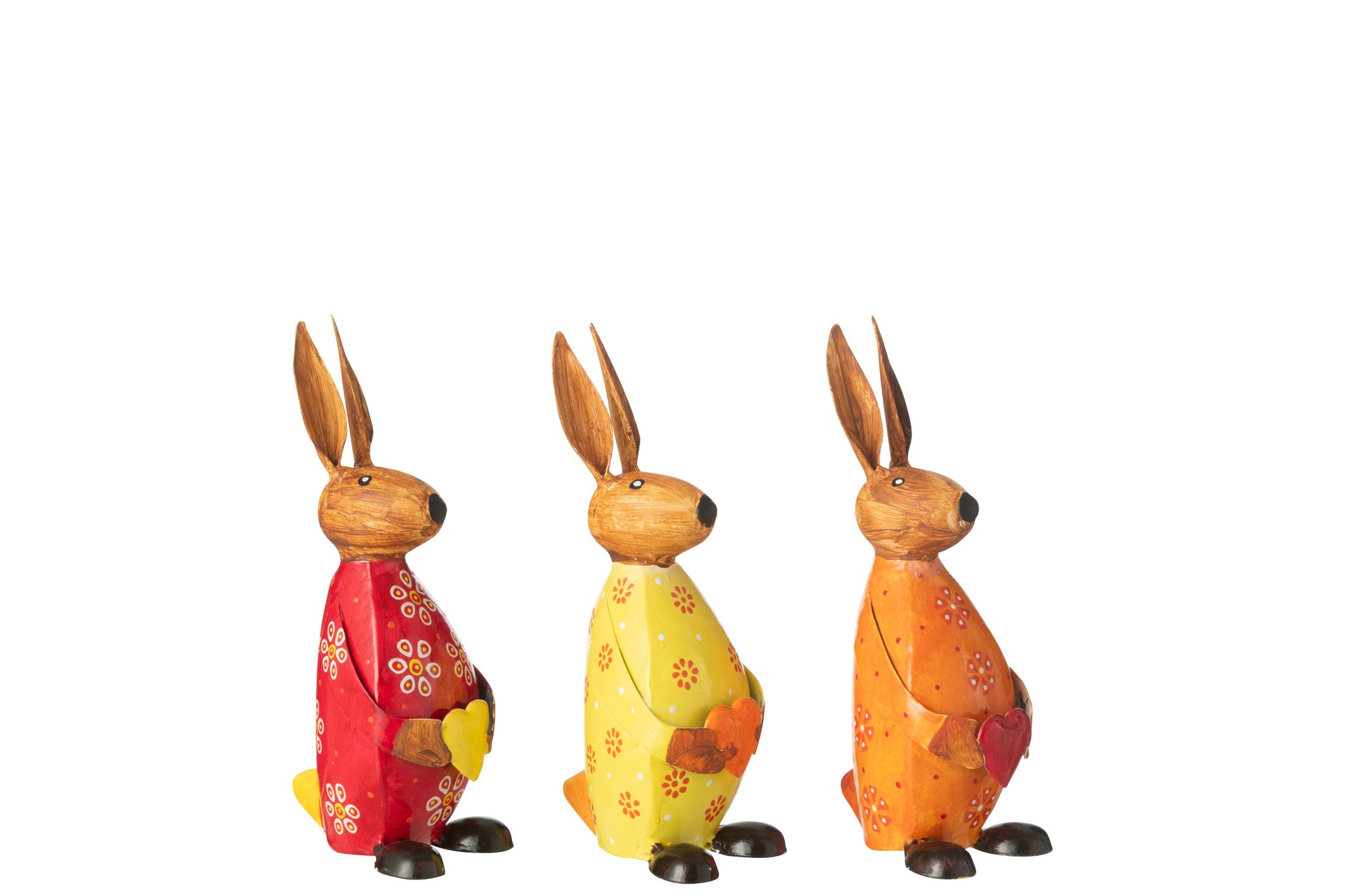 Konijn Met Hart Ijzer Mix Small Assortiment Van 3 J-Line