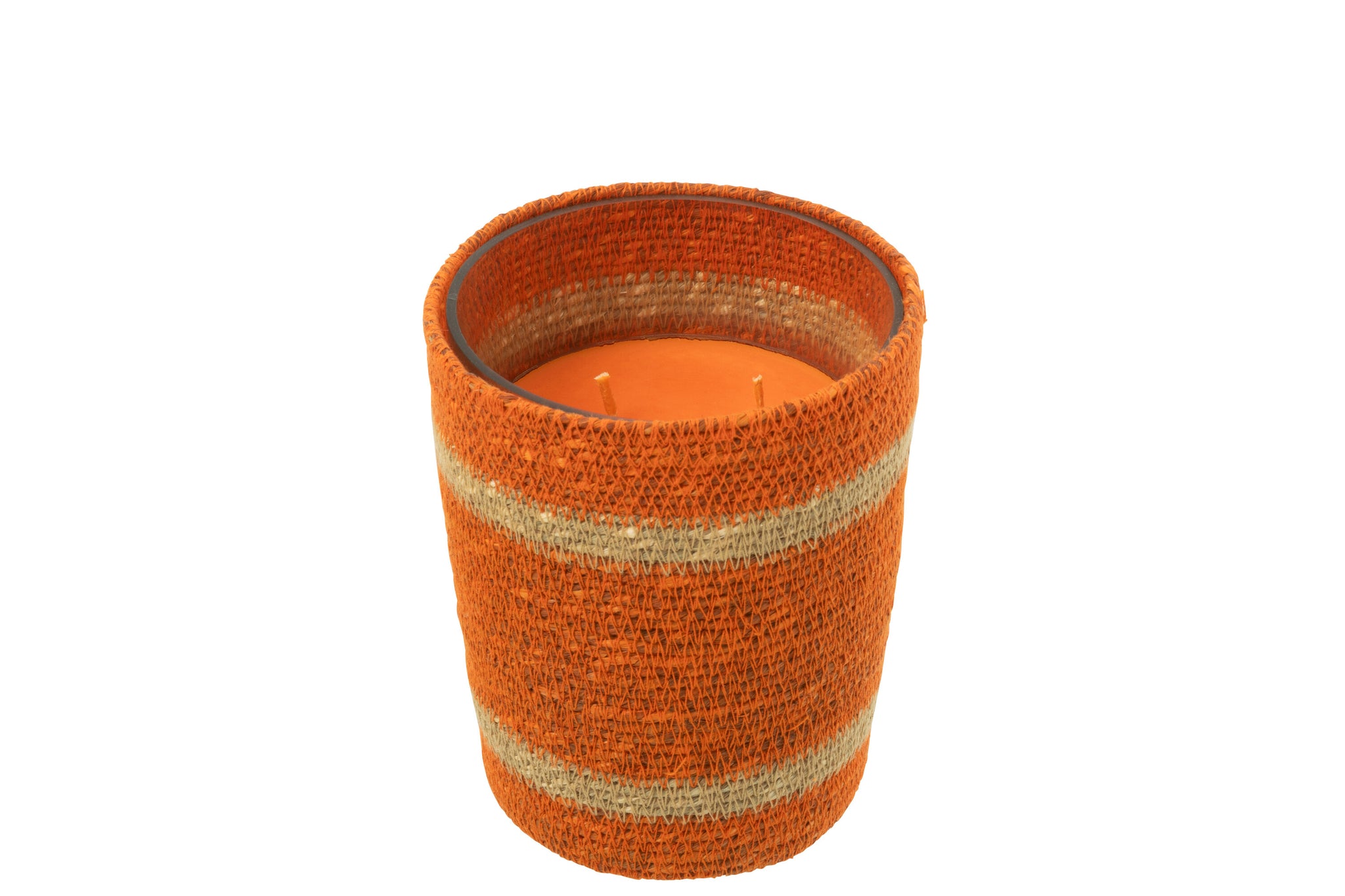 Geurkaars Mand Wax Oranje Medium - 55 Uur
