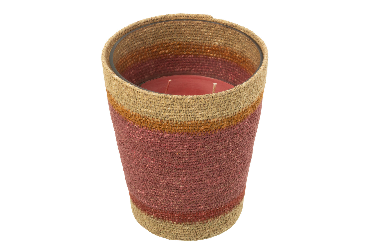 Geurkaars Mand Wax Bordeaux Large - 75 Uur