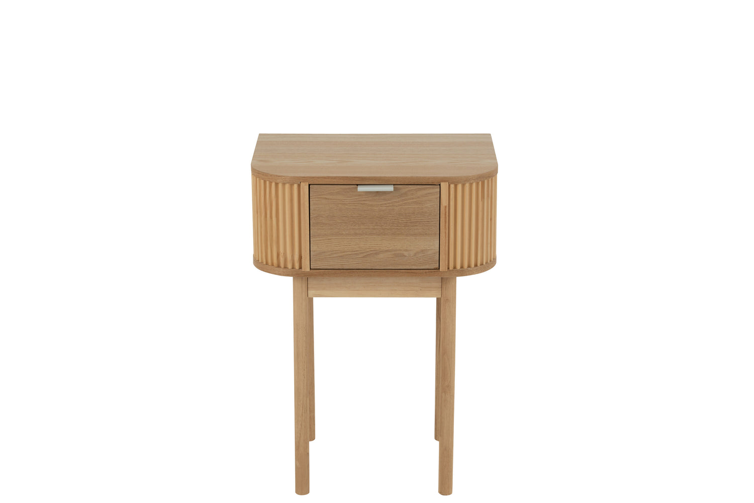 Nachtkast Rond Mdf/Dennenhout Naturel J-Line