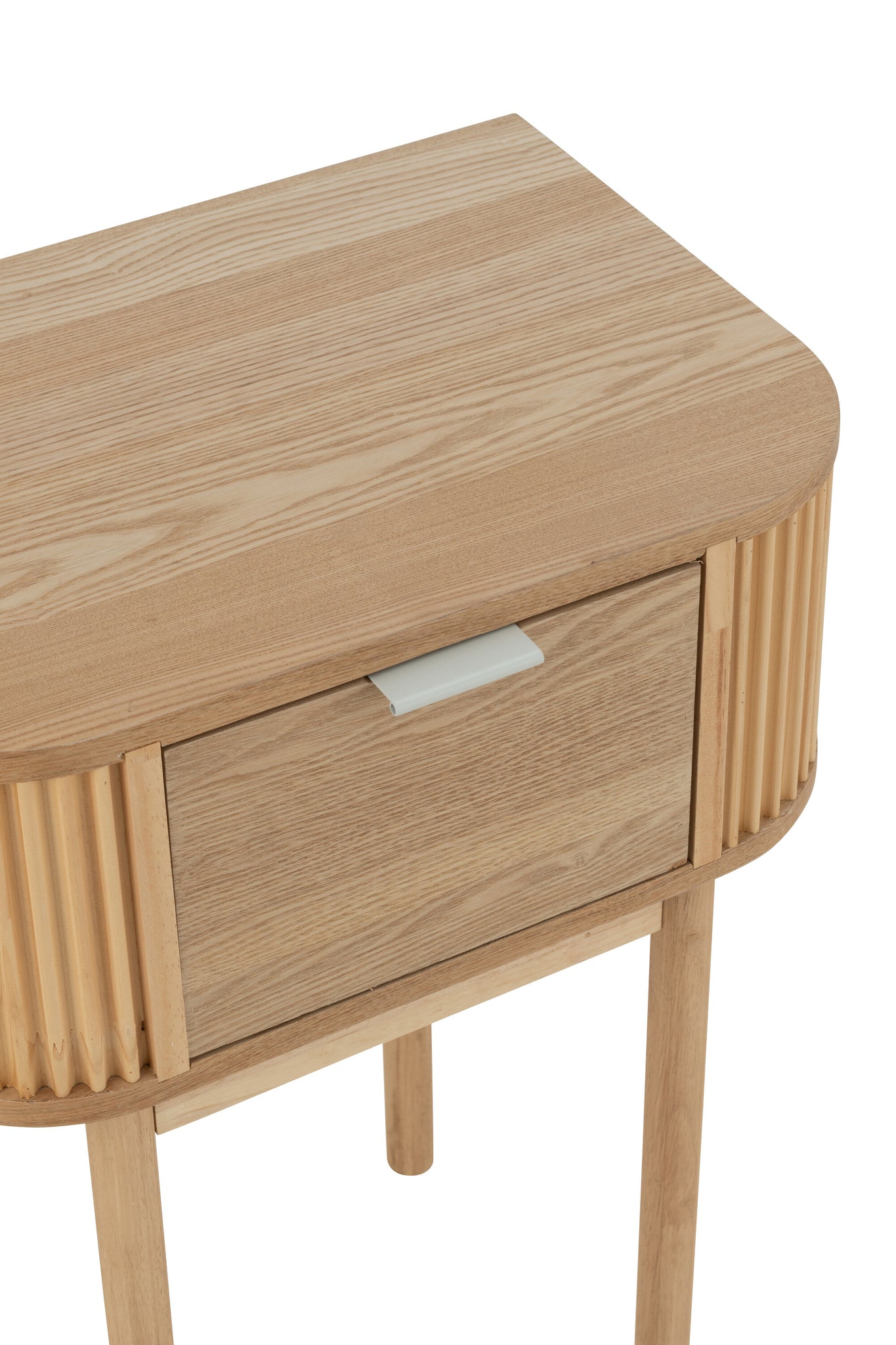 Nachtkast Rond Mdf/Dennenhout Naturel J-Line