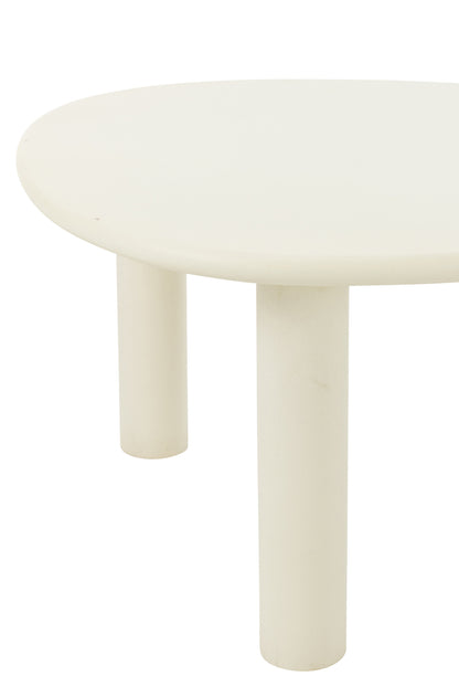 Bijzettafel Bali Wit Medium J-Line