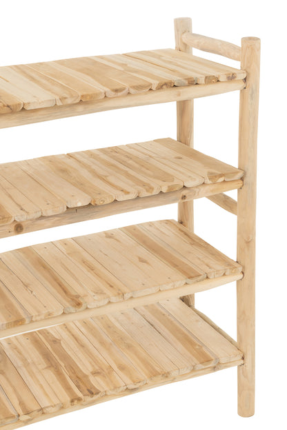 Rek Ranch Teak Hout Naturel J-Line