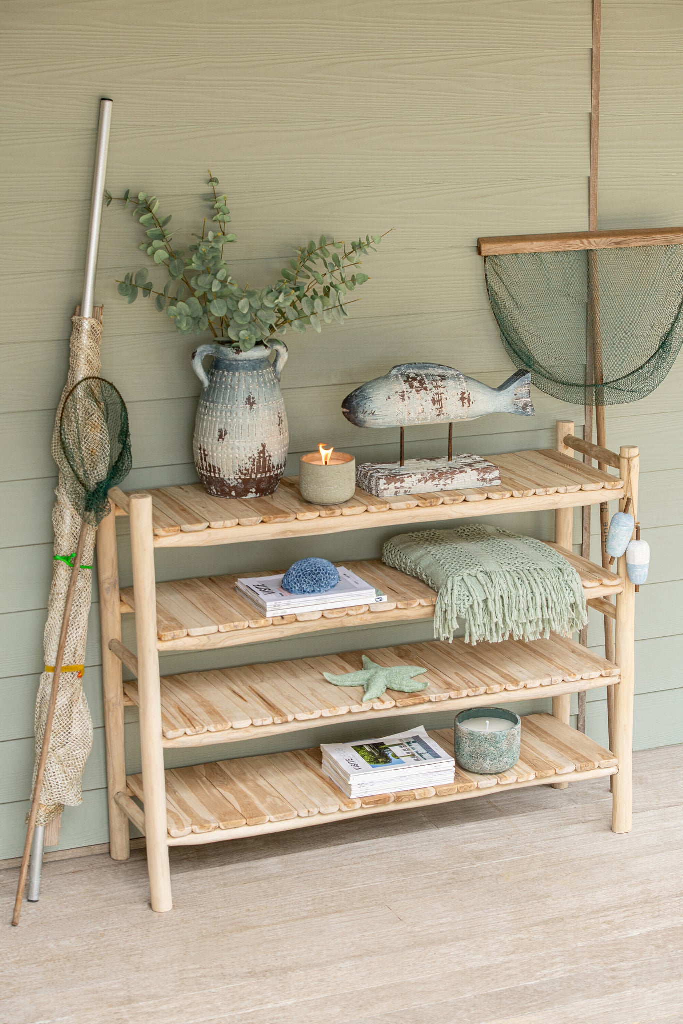 Rek Ranch Teak Hout Naturel J-Line
