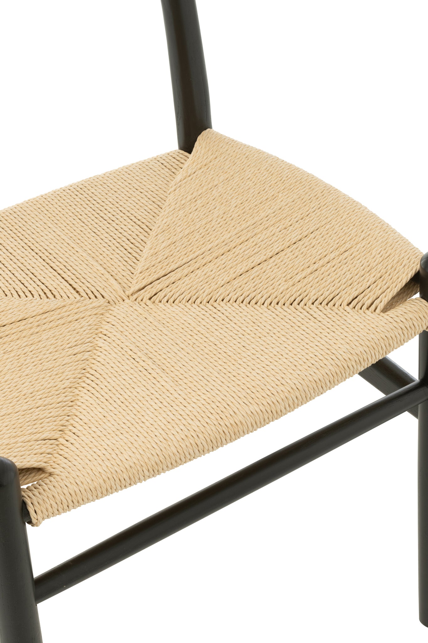 Stoel Toon Beukenhout/Touw Zwart J-Line