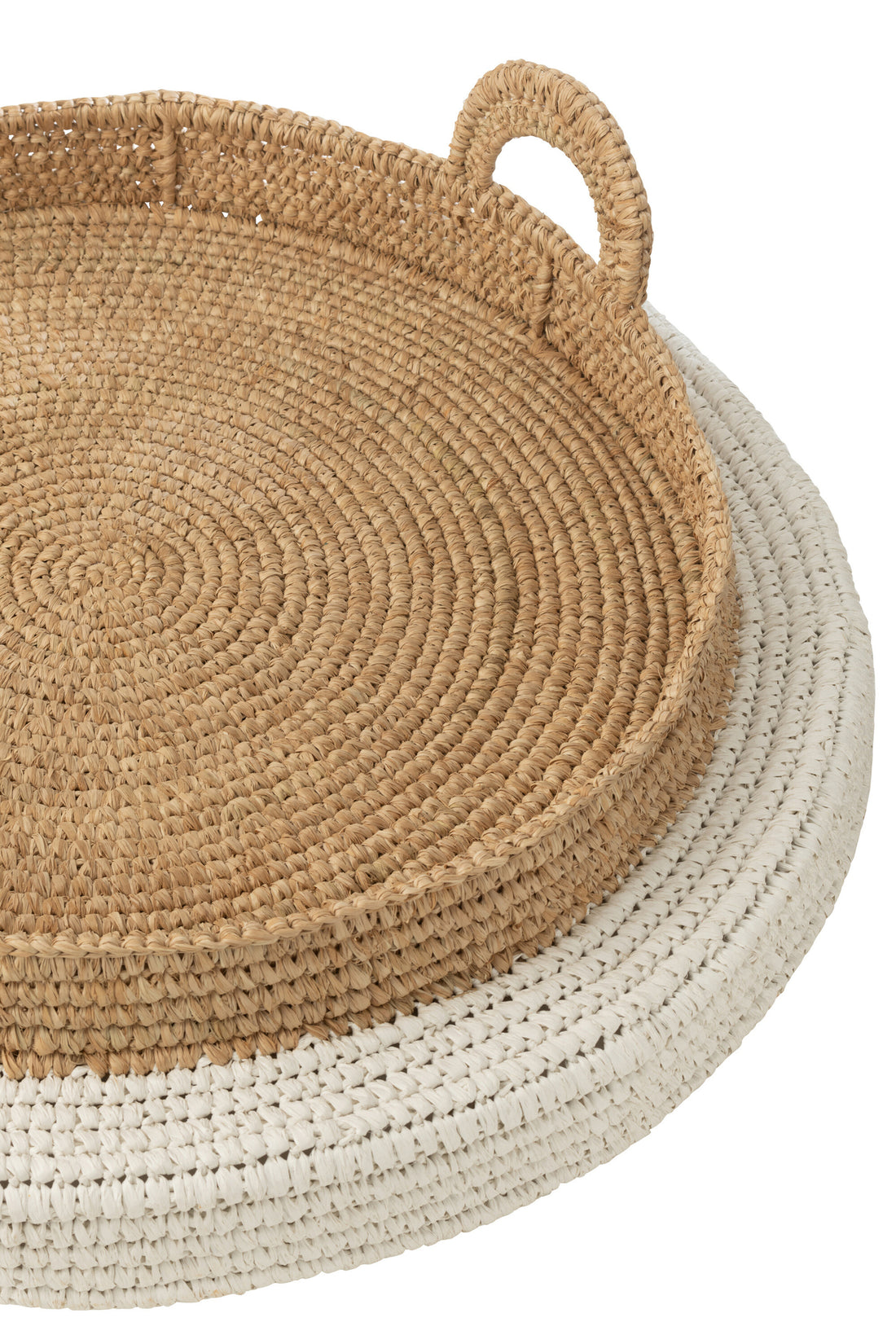 Drijvend Dienblad Polystyreen Wit/Naturel J-Line