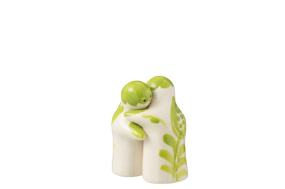 Peper &amp; Zout Stelletje Granada Motief Groen/Wit Keramiek J-Line