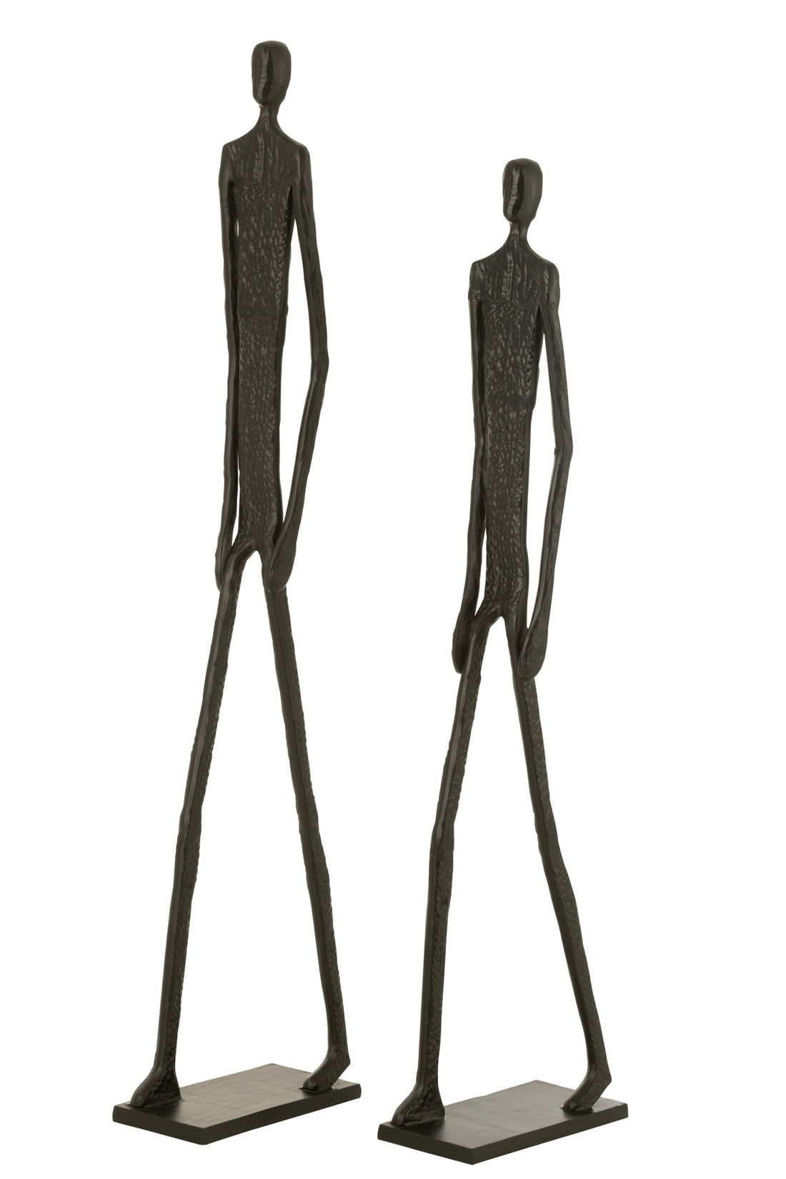 Figuren Wandelen Aluminium Zwart Set van 2 H150cm J-Line