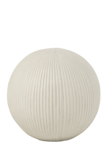 Bal Deco Klei Wit Large 39,5cmx37,5cmx39,5cm