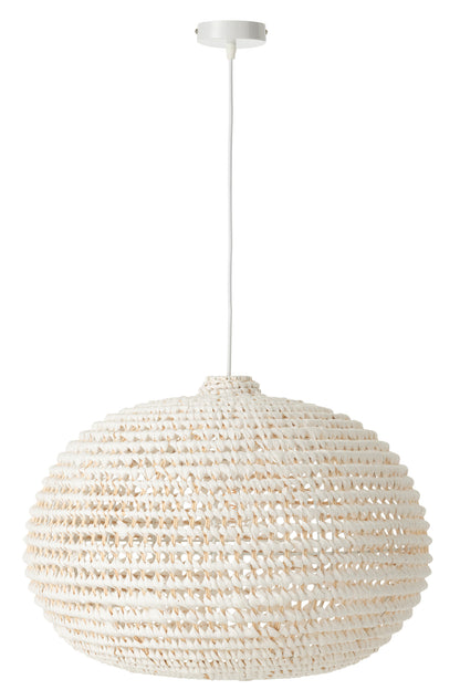 Plafondlamp Rond Metaal Getwist Wit J-Line