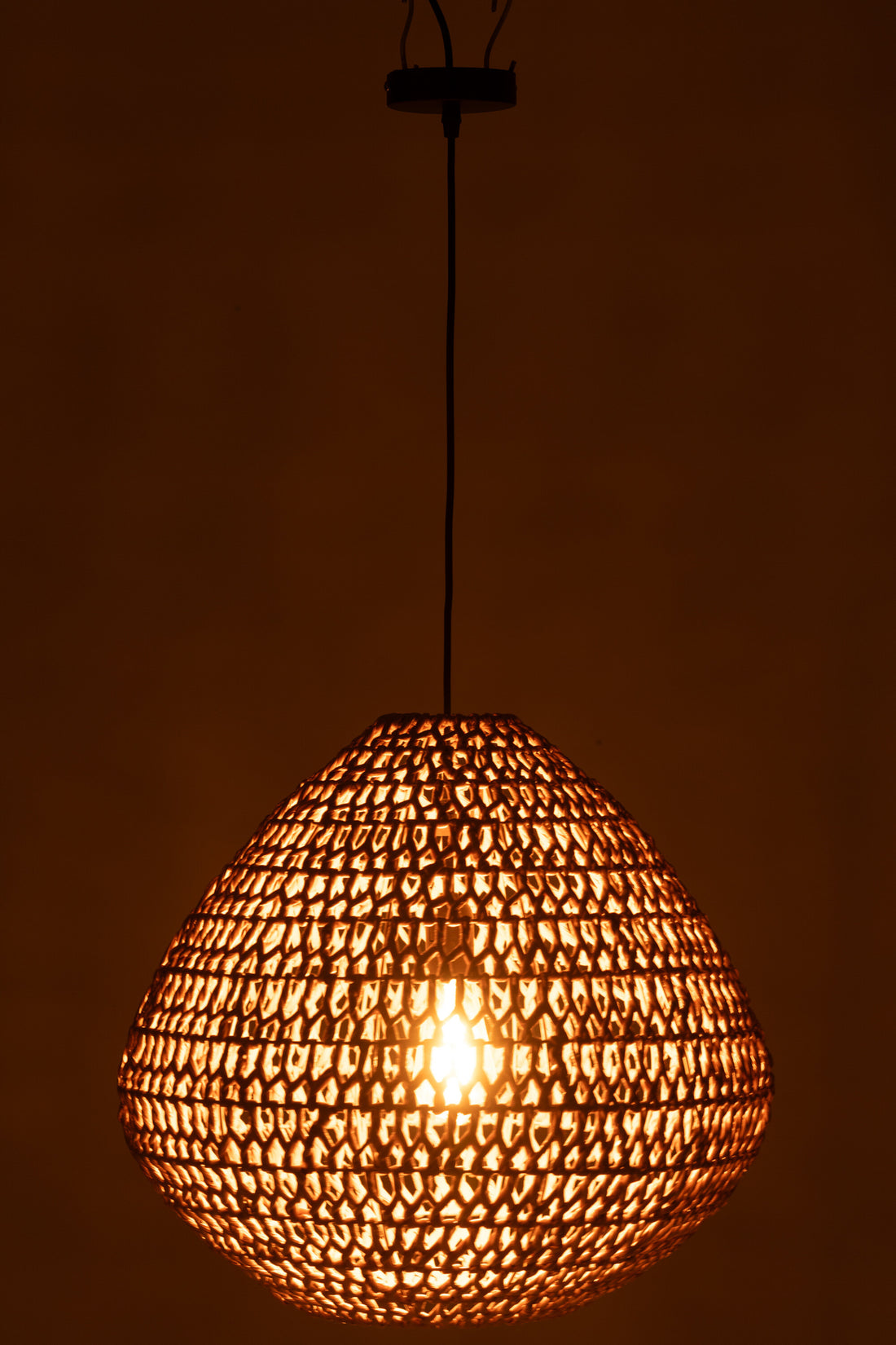Hanglamp Metaal Getwist Naturel J-Line