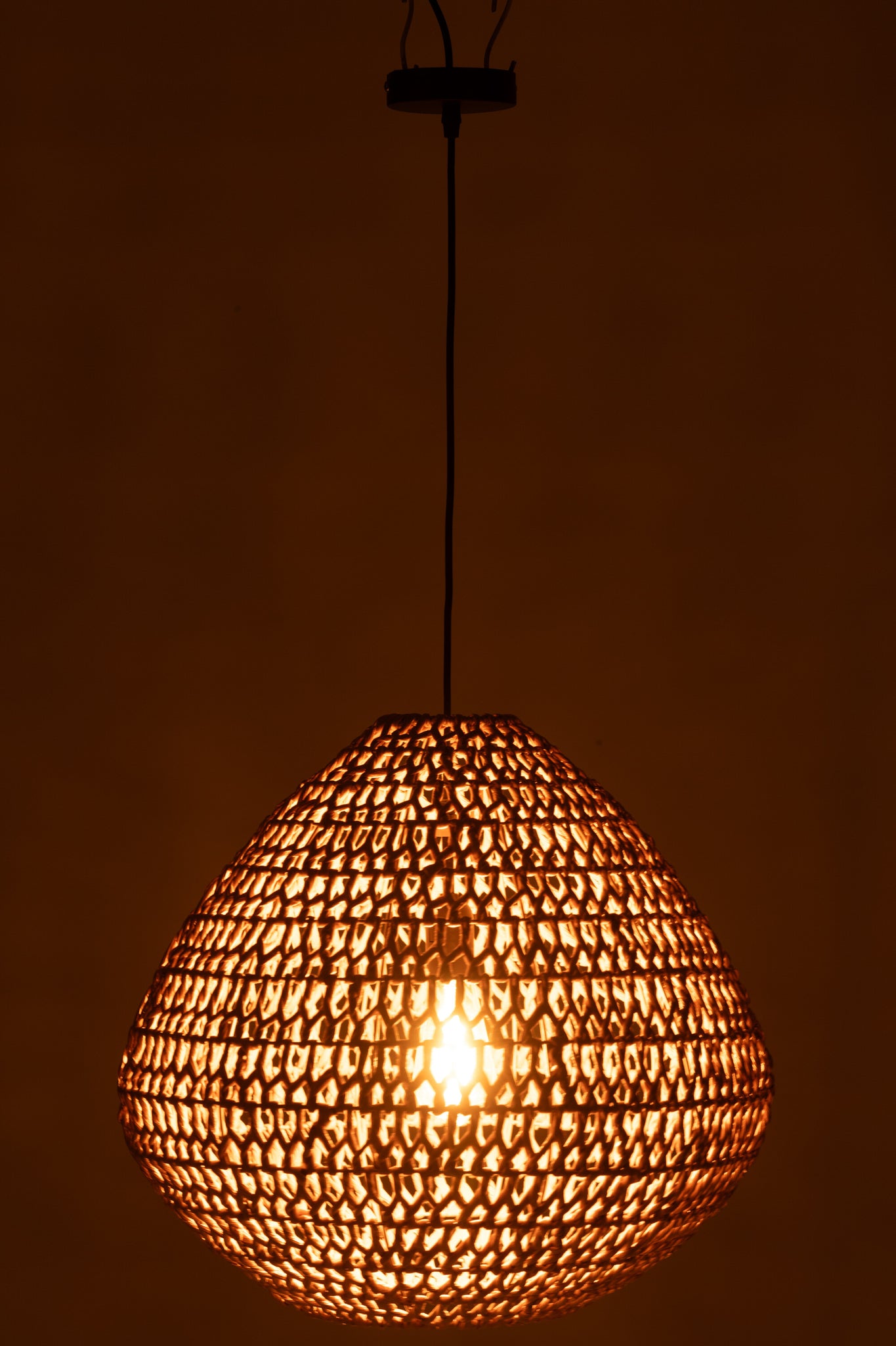 Hanglamp Metaal Getwist Naturel J-Line