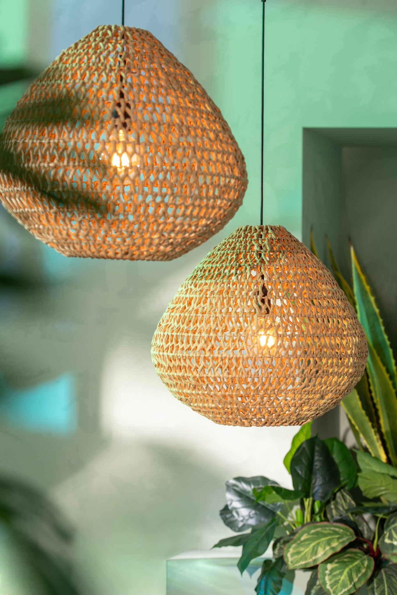 Hanglamp Metaal Getwist Naturel J-Line