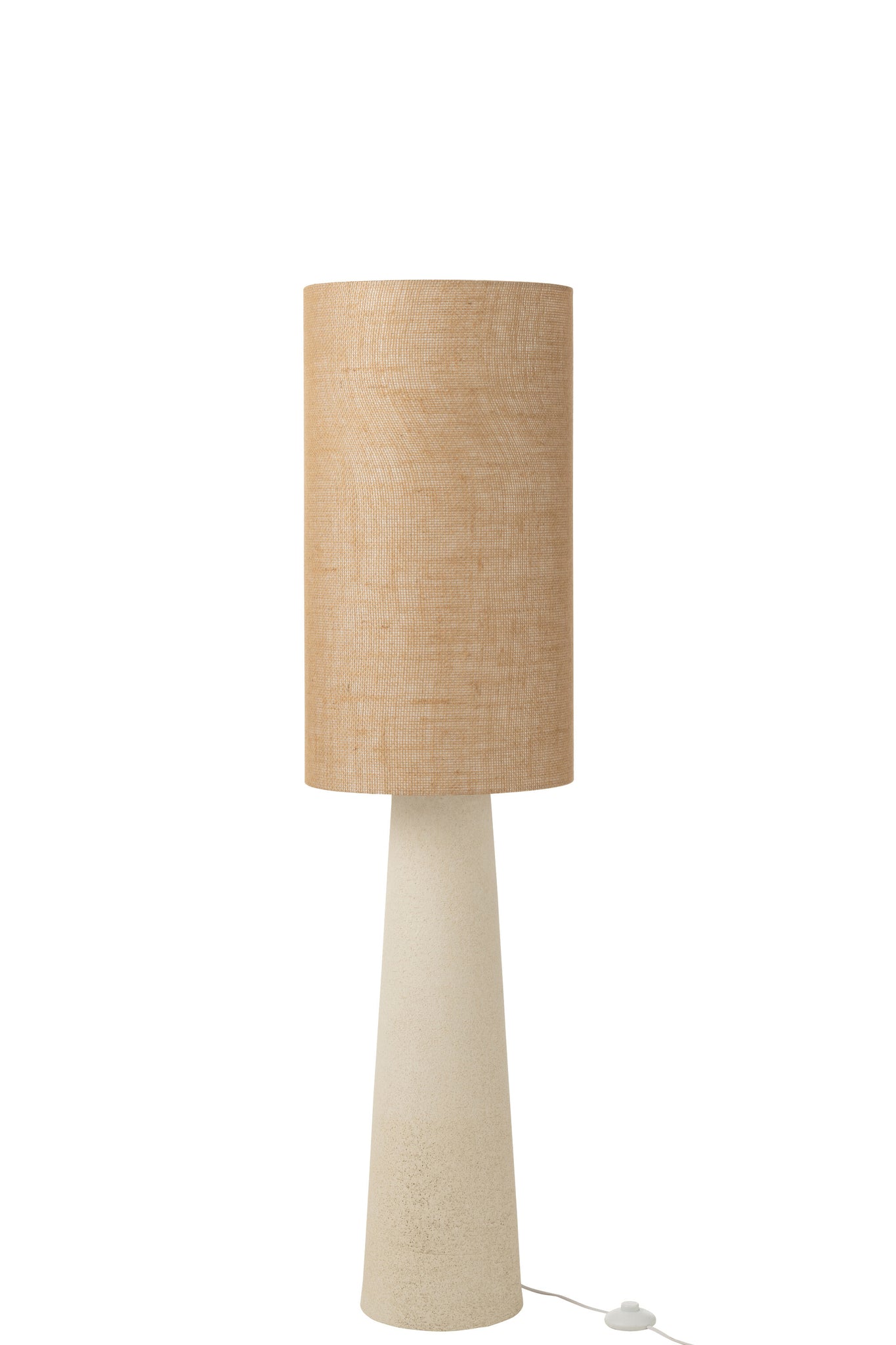 Vloerlamp Ava Glasvezel/Jute Naturel Small H140cm J-Line