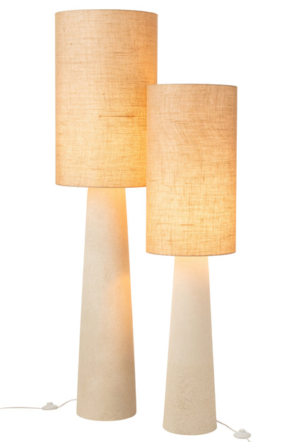 Vloerlamp Ava Glasvezel/Jute Naturel Large H168,5cm J-Line