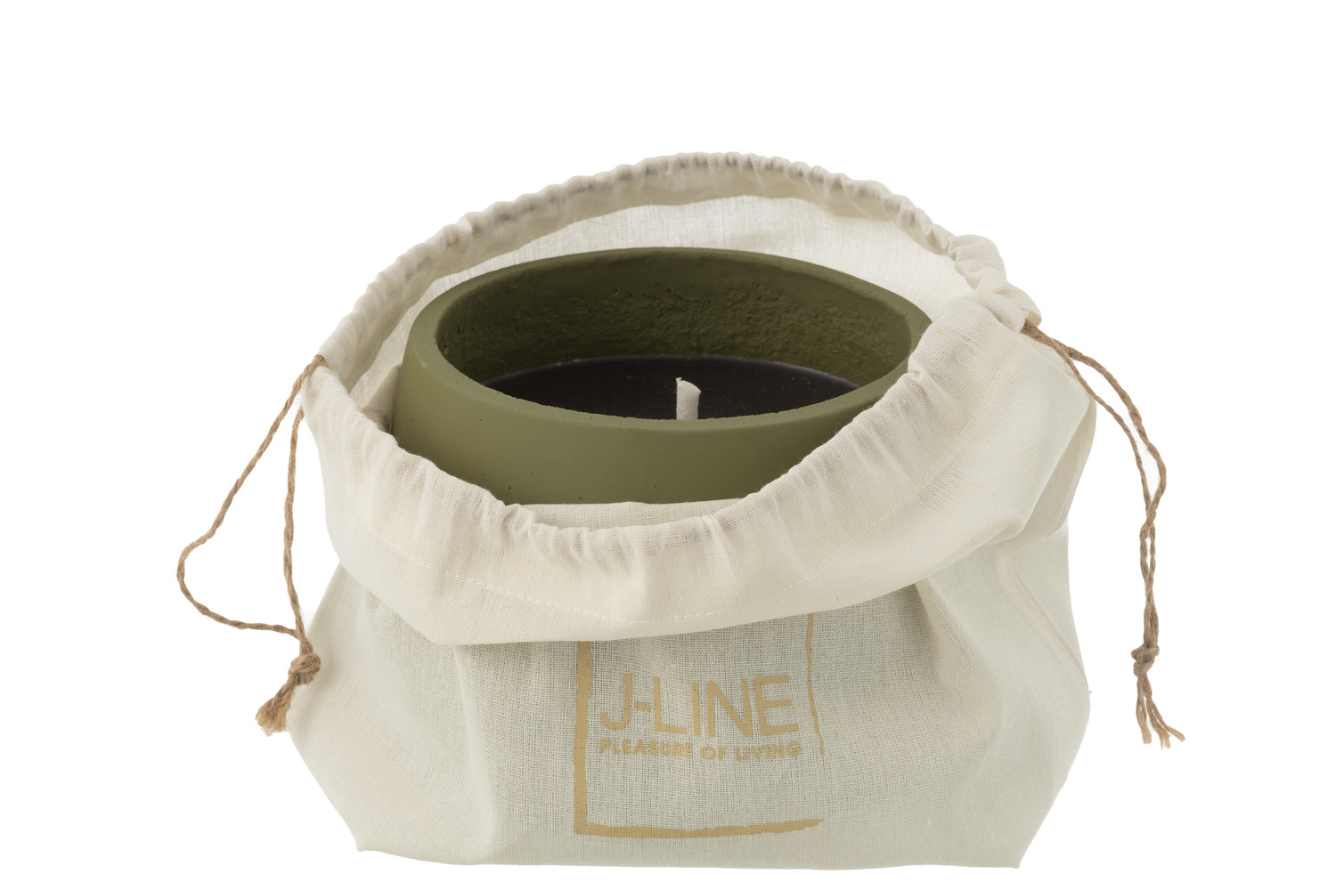 Buitenkaars Cyra Cement Groen Medium 31uur