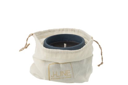 Buitenkaars Cyra Cement Blauw Small 18uur