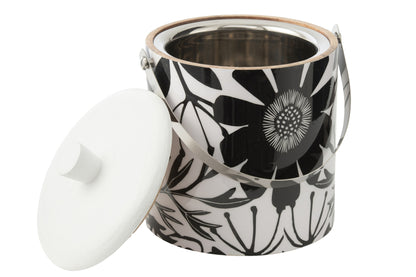 IJsemmer Bloemen Mangohout Zwart/Wit J-Line