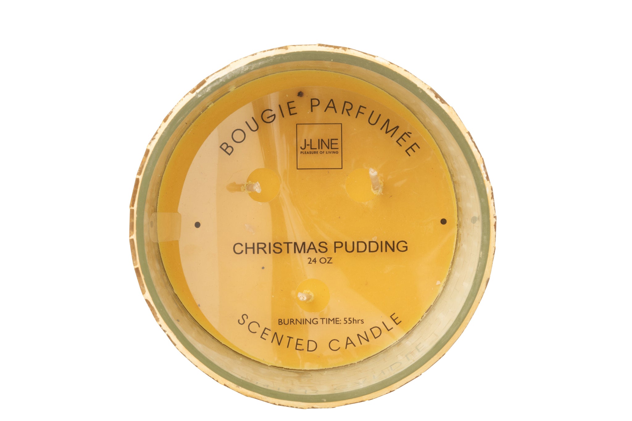 Geurkaars Spiegel Glas Geel J-Line