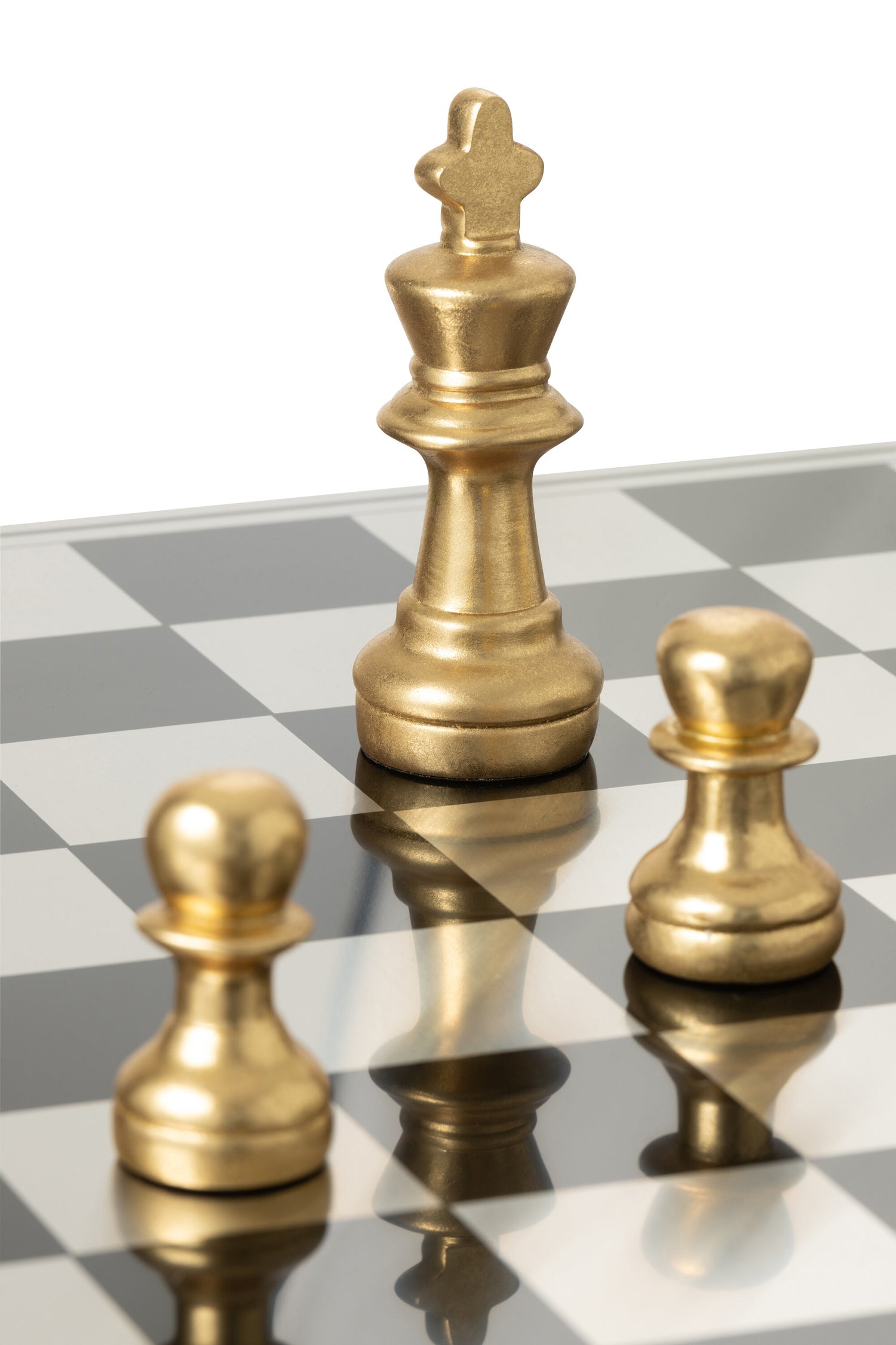 Schaakspel Plateay Goud/Zwart Polyresin J-Line