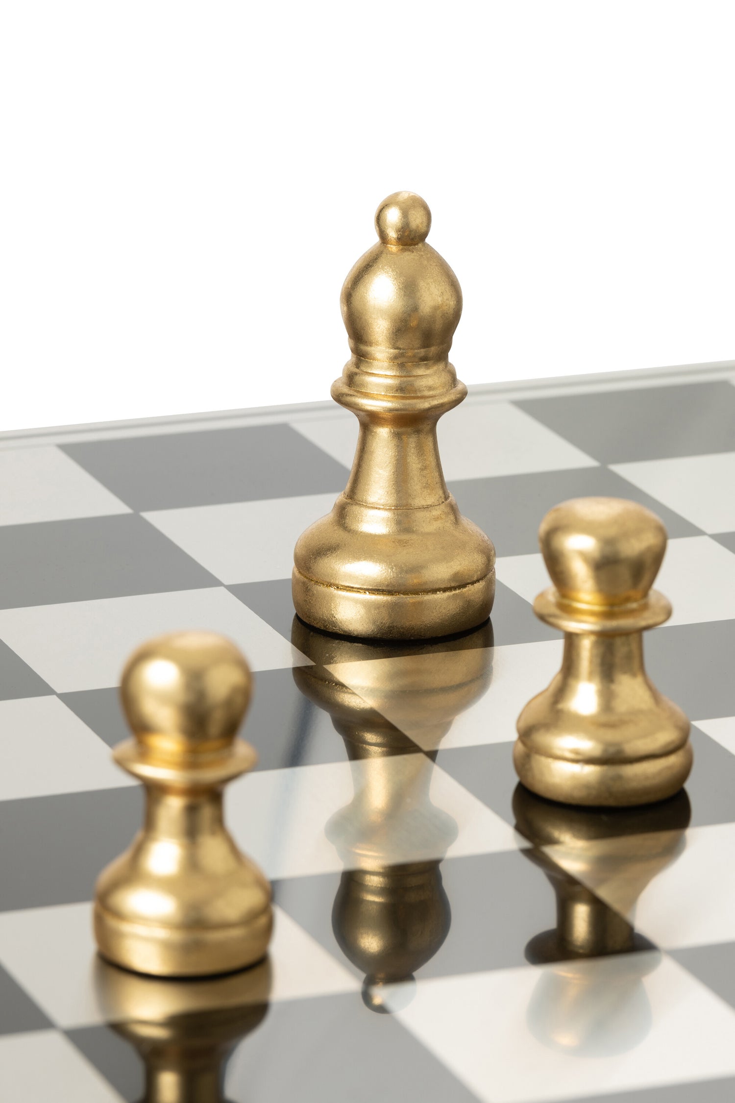 Schaakspel Plateay Goud/Zwart Polyresin J-Line