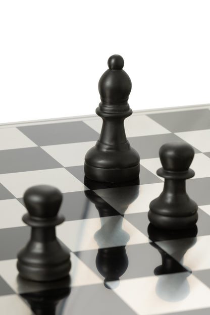 Schaakspel Plateay Goud/Zwart Polyresin J-Line