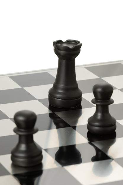 Schaakspel Plateay Goud/Zwart Polyresin J-Line