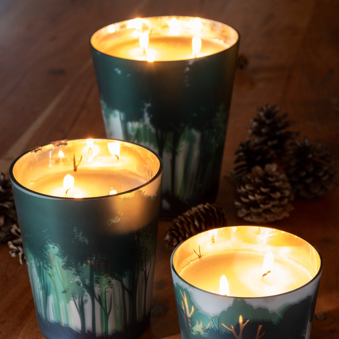 Geurkaars Noa Forest Medium 68 uur J-Line