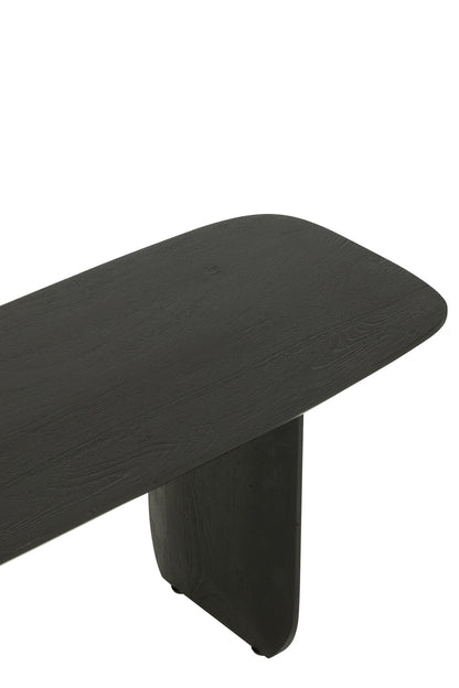 Eetkamerbank Acaciahout Zwart 190cm J-Line