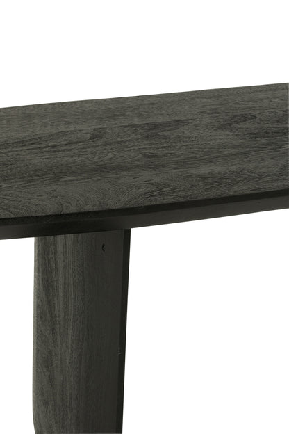 Eetkamerbank Acaciahout Zwart 190cm J-Line