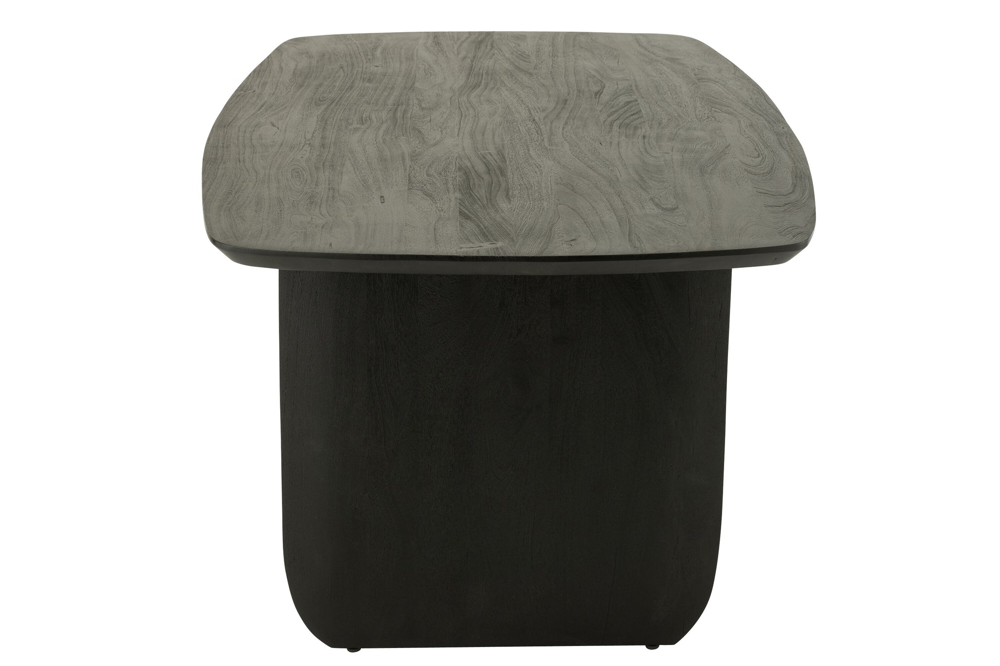 Eetkamertafel Acaciahout Zwart 190x100cm J-Line