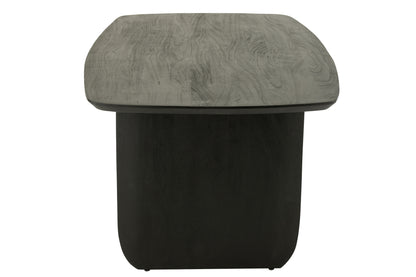Eetkamertafel Acaciahout Zwart 190x100cm J-Line