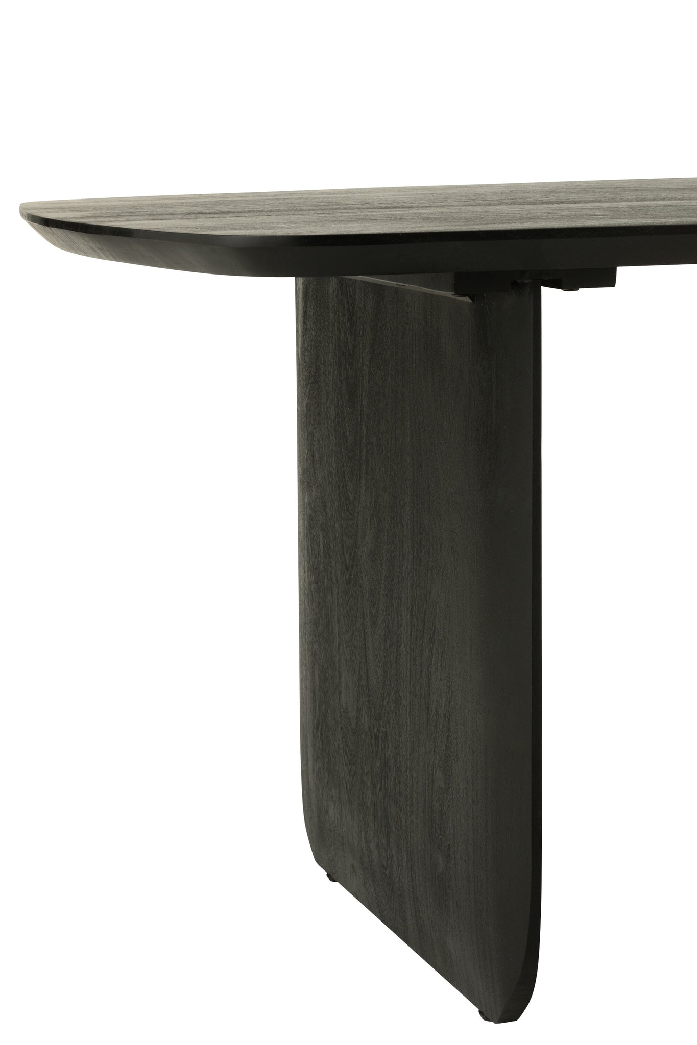 Eetkamertafel Acaciahout Zwart 190x100cm J-Line