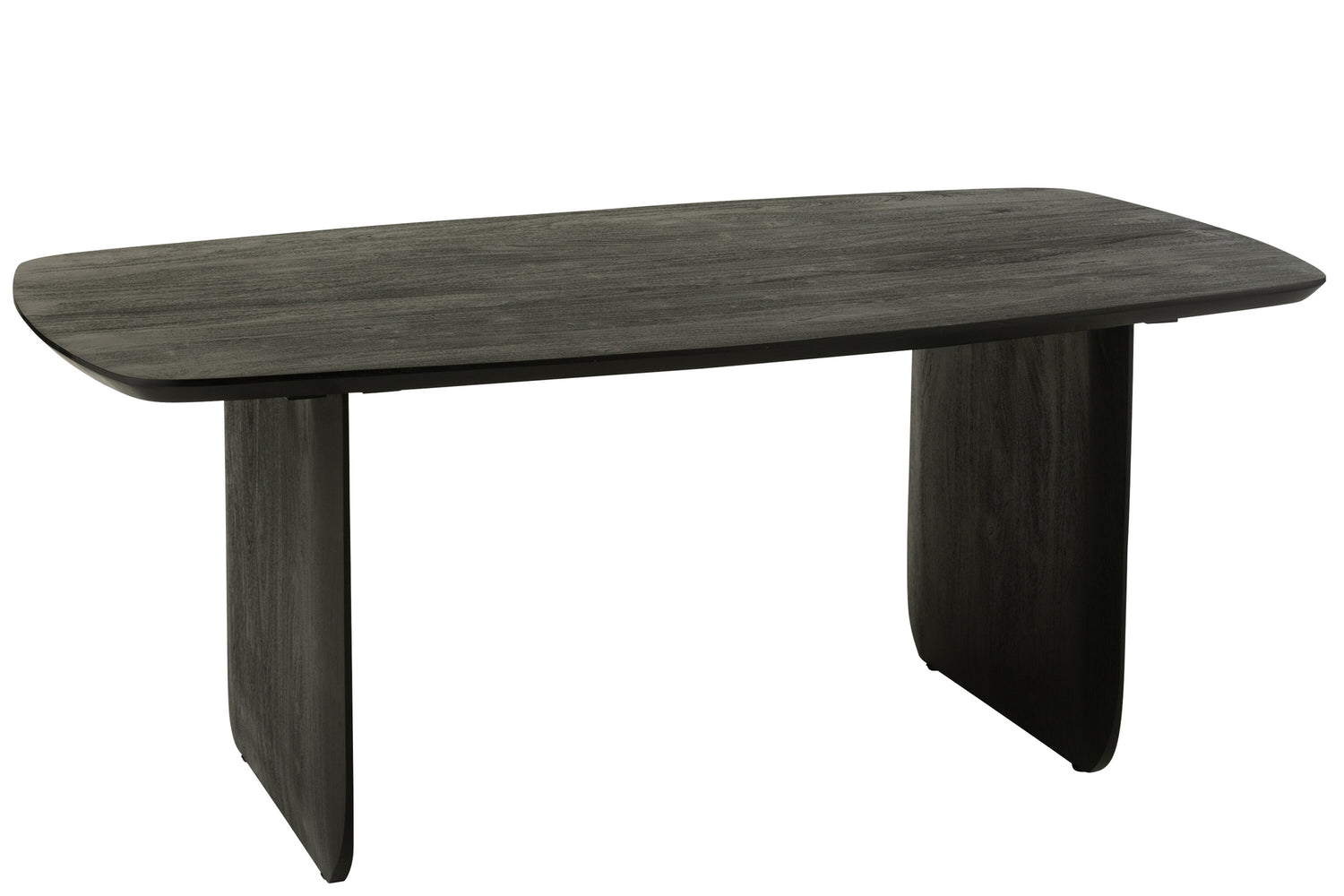 Eetkamertafel Acaciahout Zwart 190x100cm J-Line