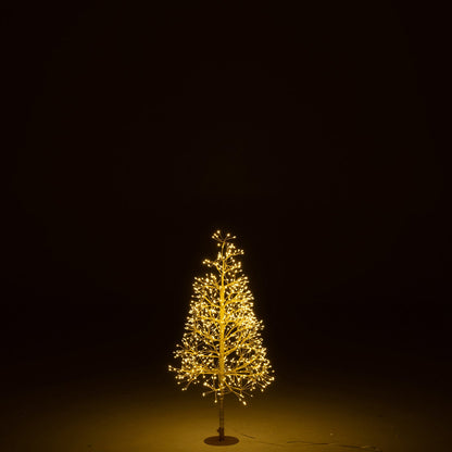 Boom Led Warm Witte Lichten Ijzer Goudkleurig Small H80cm J-Line