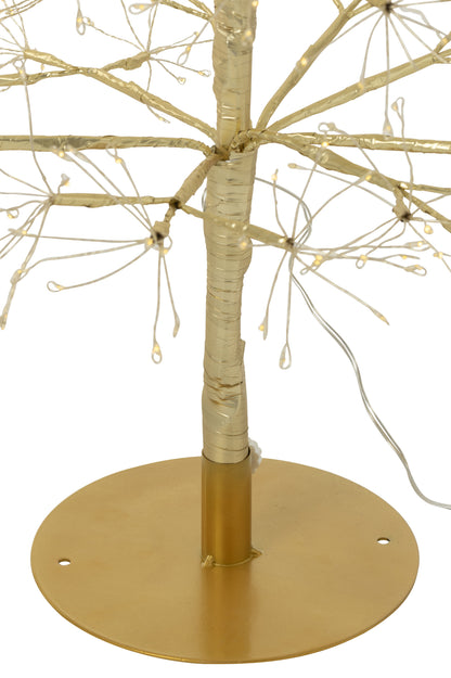 Boom Led Warm Witte Lichten Ijzer Goudkleurig Medium H120cm J-Line