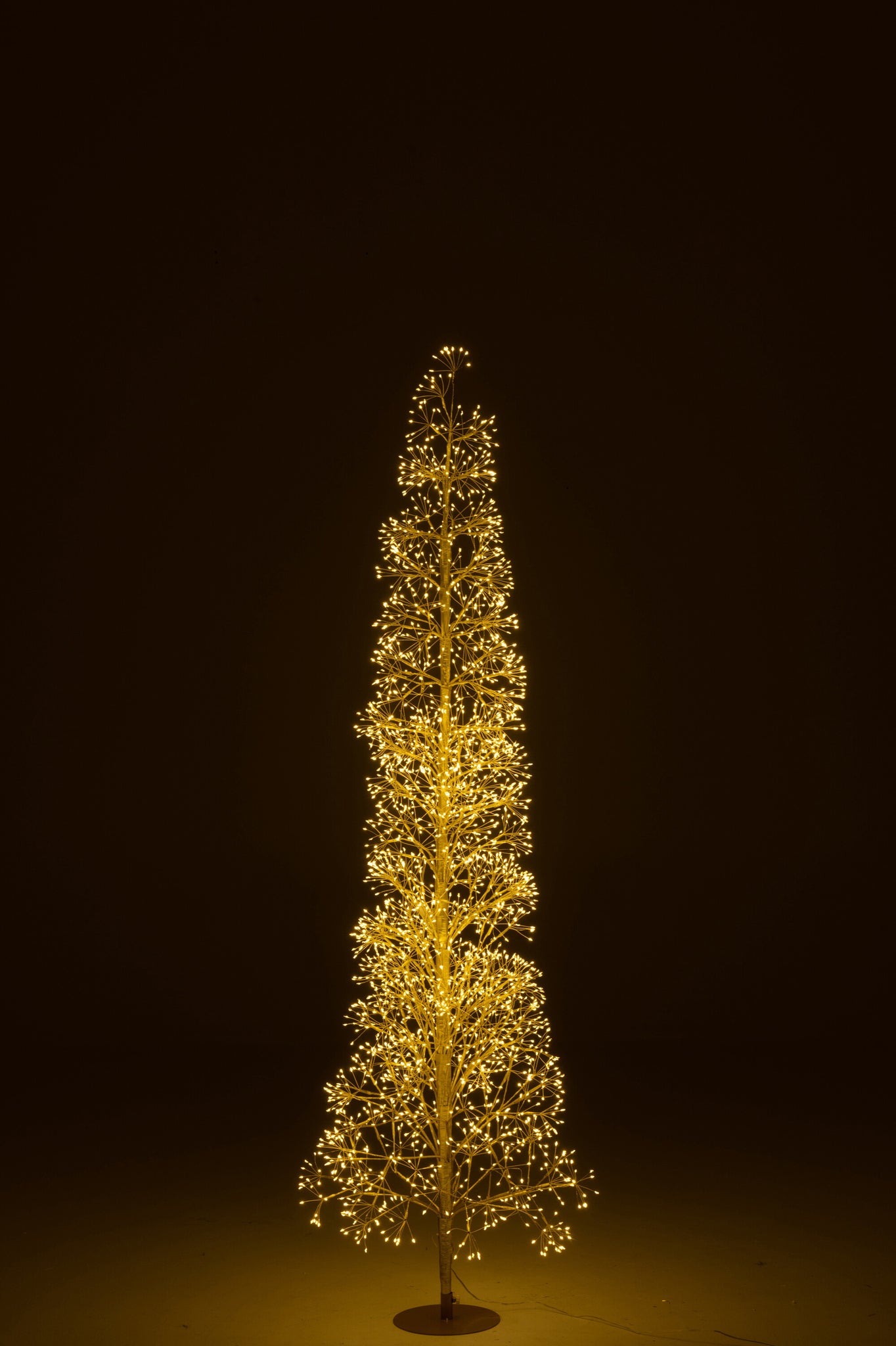 Boom Led Warm Witte Lichten Ijzer Goudkleurig Large H180cm j-Line