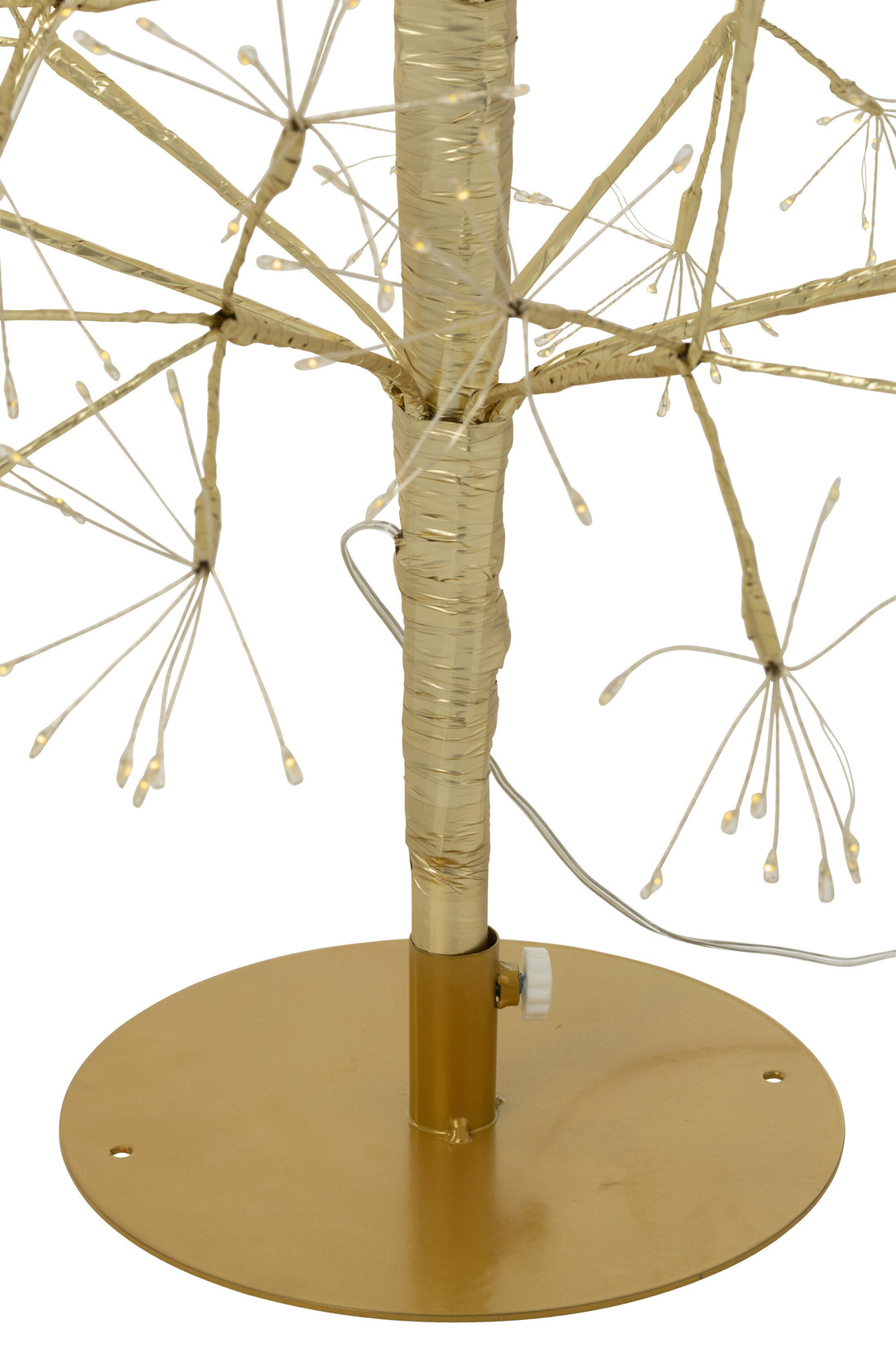 Boom Led Warm Witte Lichten Ijzer Goudkleurig Large H180cm j-Line