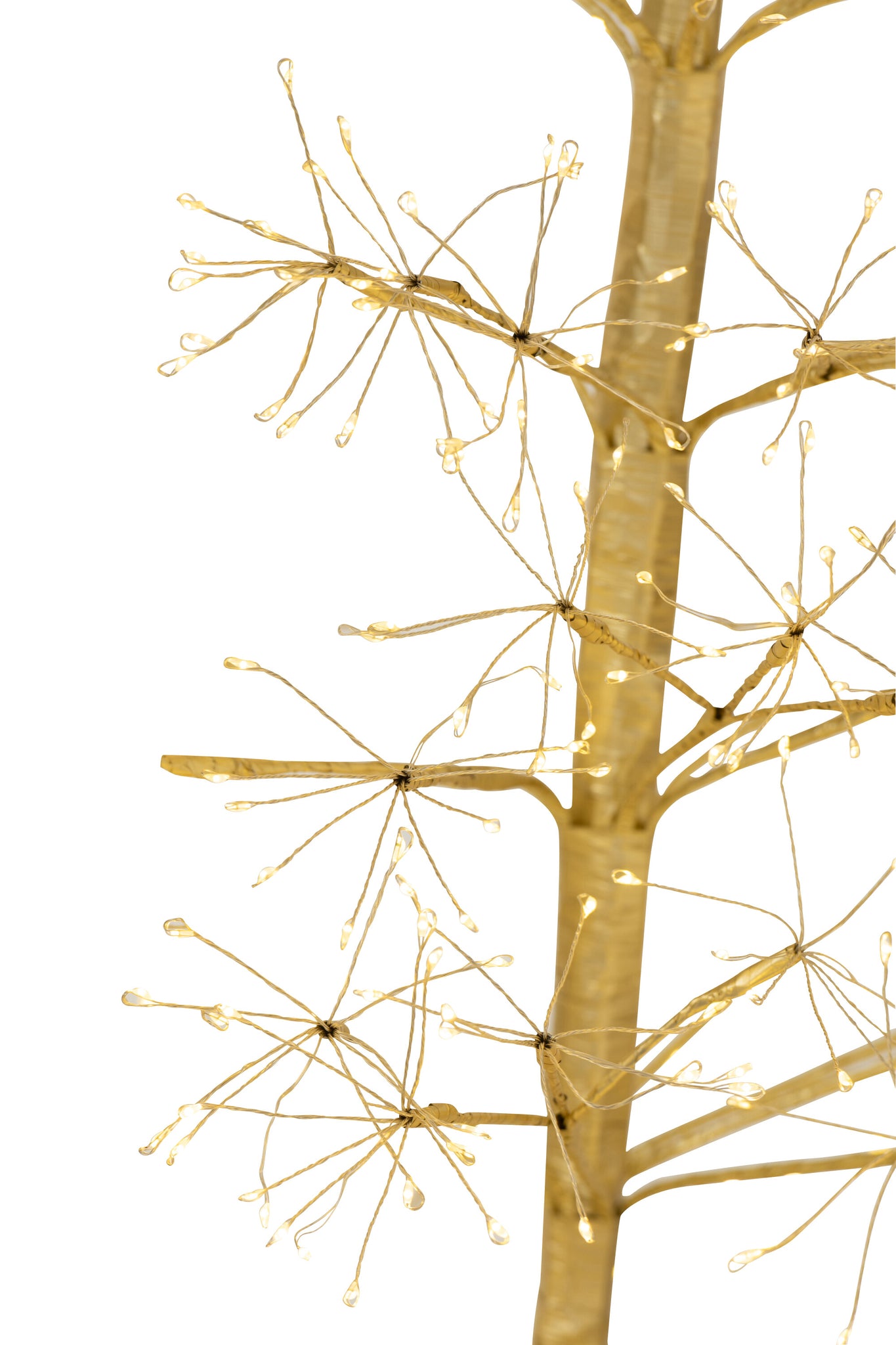 Boom Led Warm Witte Lichten Ijzer Goudkleurig Extra Large H240cm J-Line