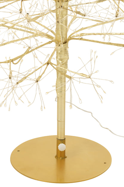 Boom Led Warm Witte Lichten Ijzer Goudkleurig Extra Large H240cm J-Line